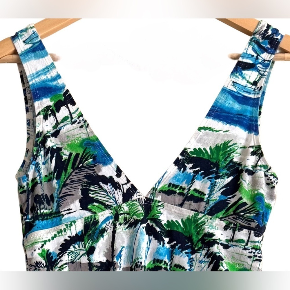 TOMMY BAHAMA Women’s Colorful Tropical Lightweight Stretchy Beach Maxi Dress XS - Picture 4 of 8